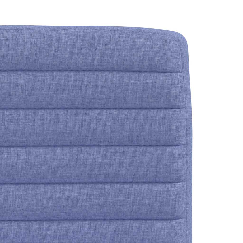 spisebordsstole 4 stk. Jeans blåt stof