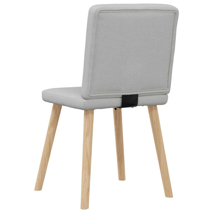 spisebordsstole 4 stk. stof sky grå