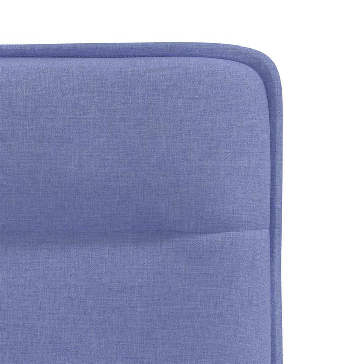 spisebordsstole 4 stk. Jeans blåt stof