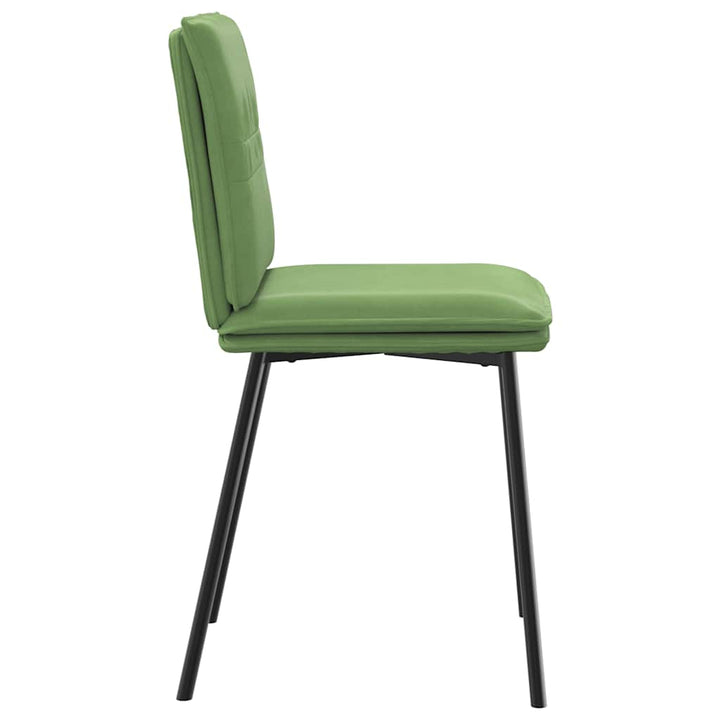 spisebordsstole 4 stk. velour lysegrøn