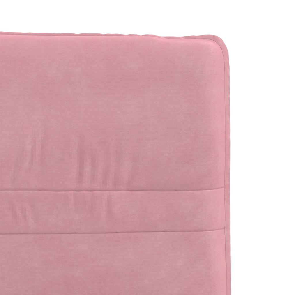 spisebordsstole 4 stk. velour lyserød