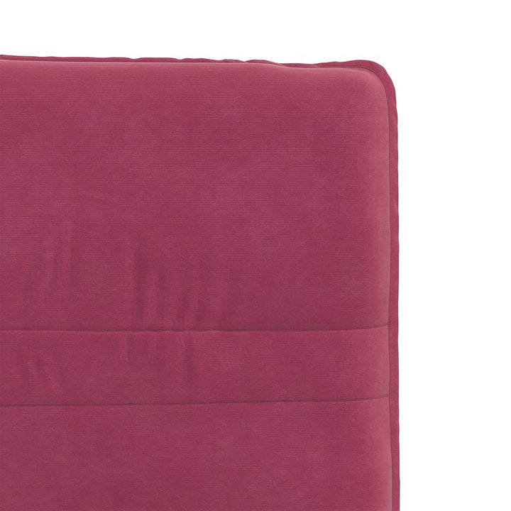 spisebordsstole 4 stk. velour vinrød