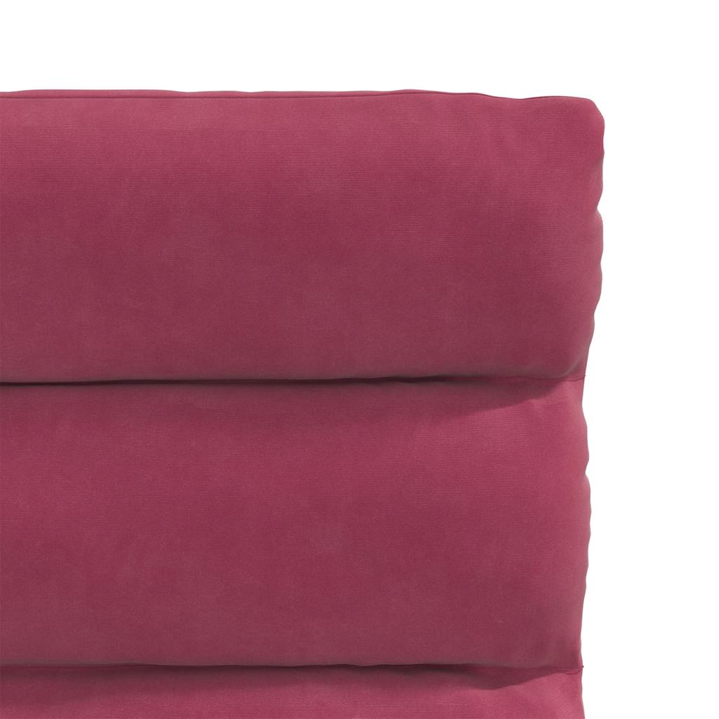 spisebordsstole 4 stk. velour vinrød