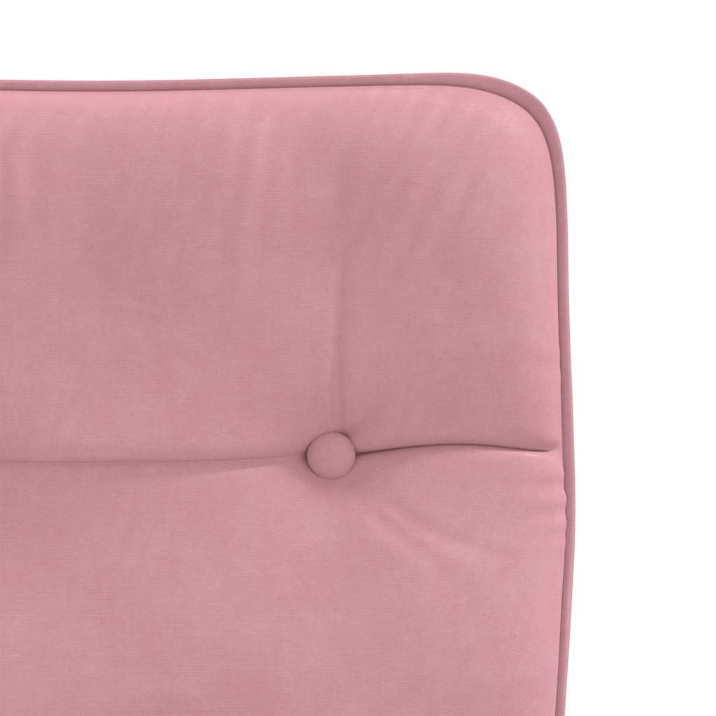 spisebordsstole 4 stk. velour lyserød