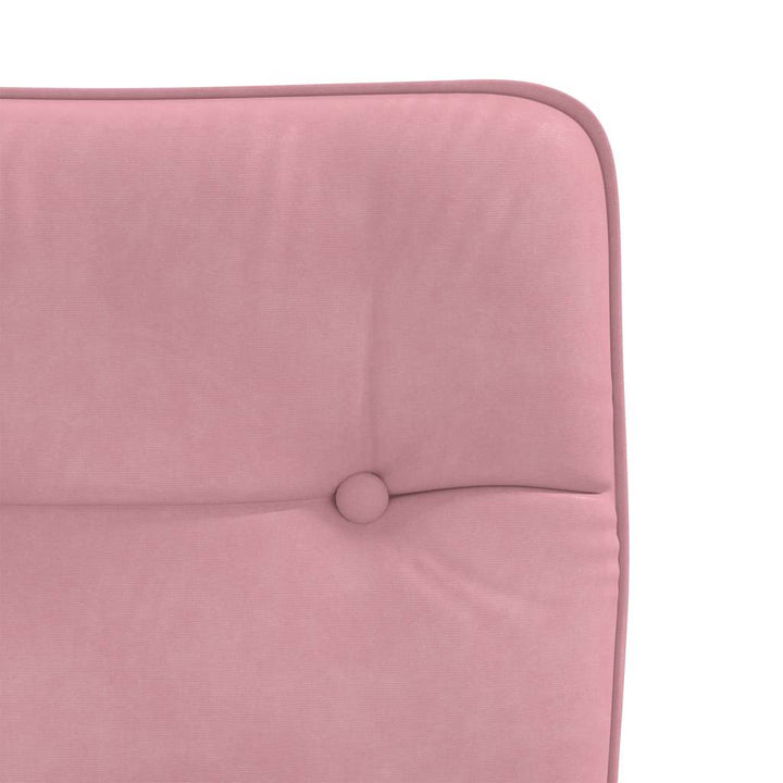 spisebordsstole 4 stk. velour lyserød