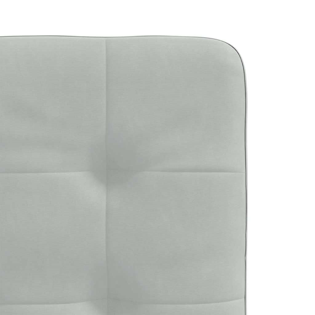spisebordsstole 6 stk. velour lysegrå