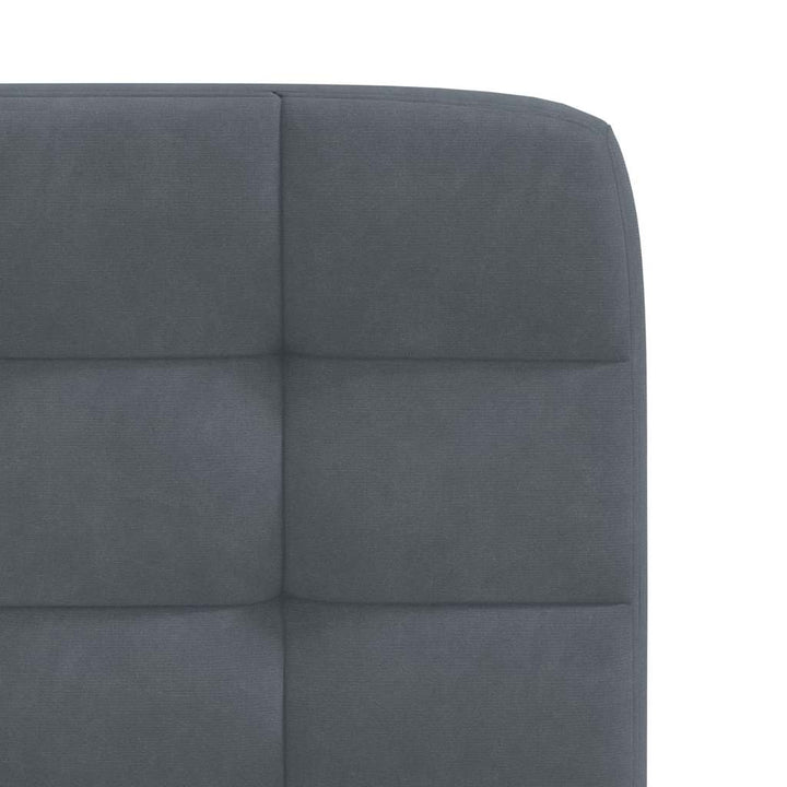 spisebordsstole 6 stk. velour mørkegrå