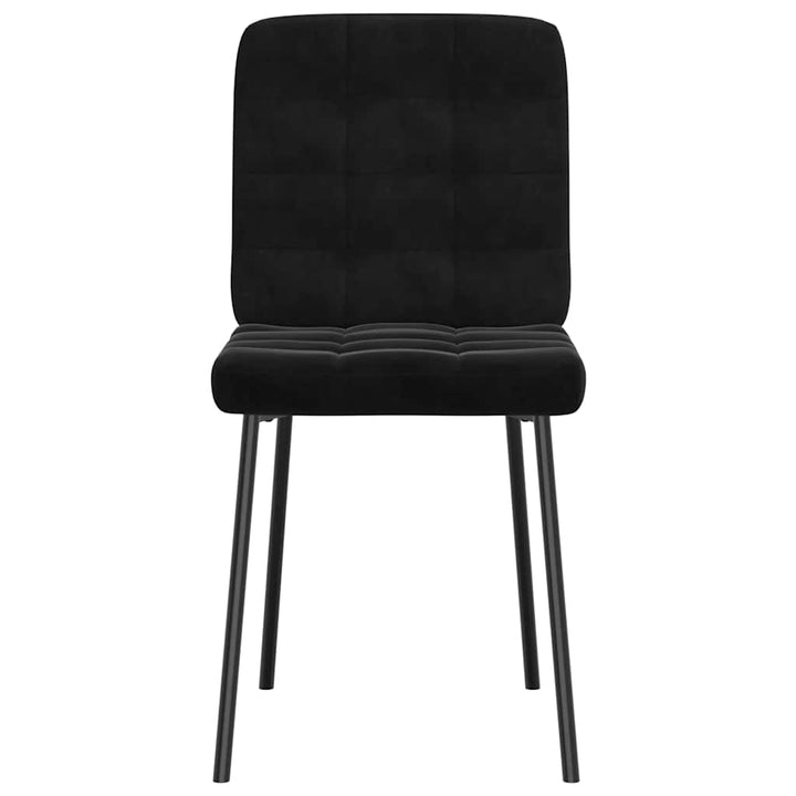 spisebordsstole 6 stk. velour sort