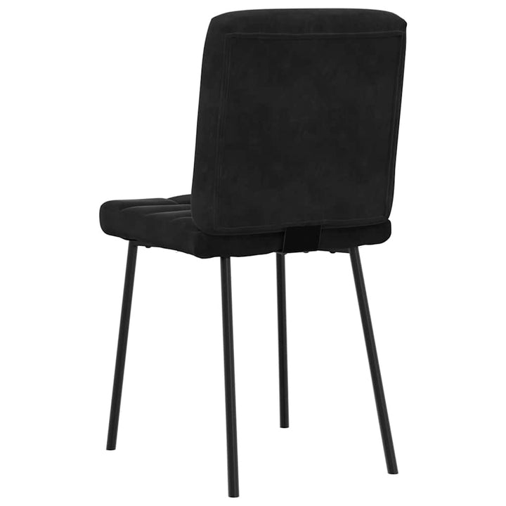spisebordsstole 6 stk. velour sort