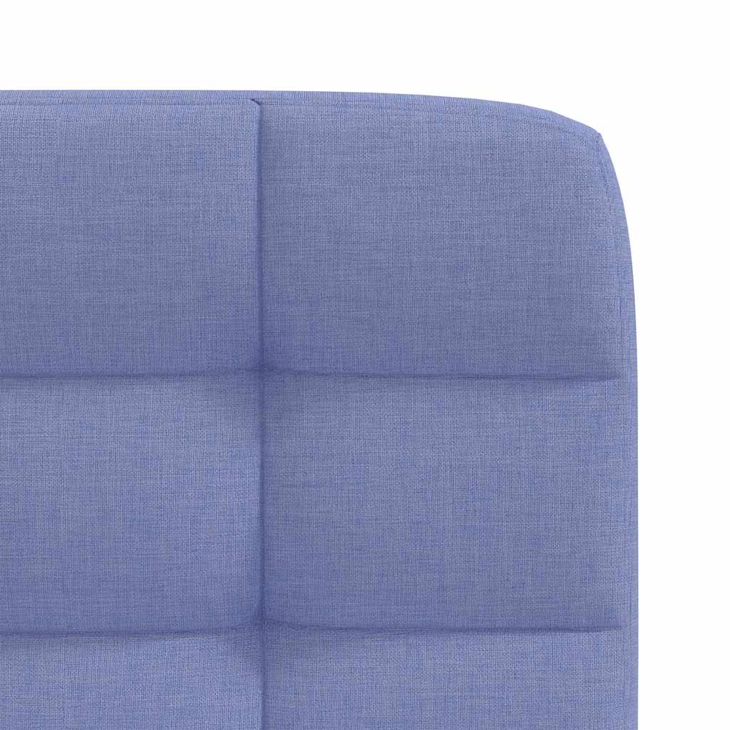 spisebordsstole 6 stk. Jeans blåt stof