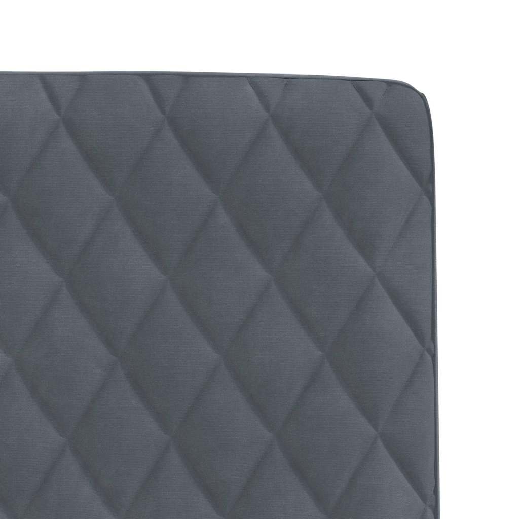 spisebordsstole 6 stk. velour mørkegrå