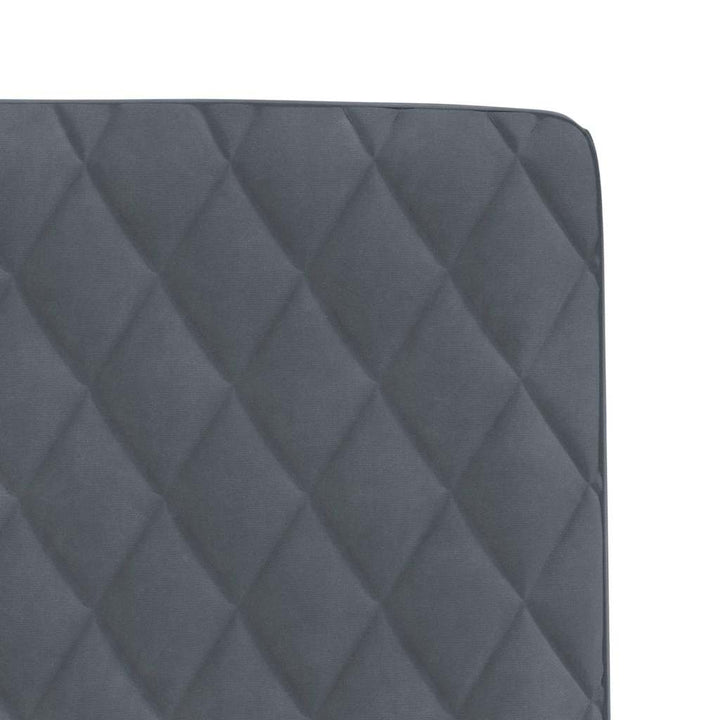 spisebordsstole 6 stk. velour mørkegrå