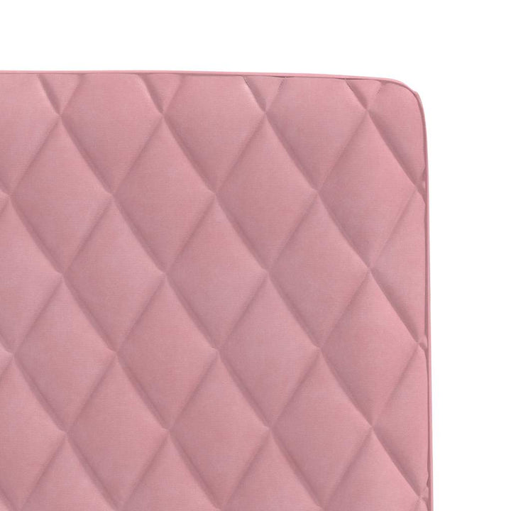spisebordsstole 6 stk. velour lyserød