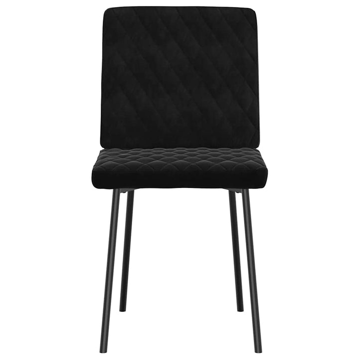 spisebordsstole 6 stk. velour sort