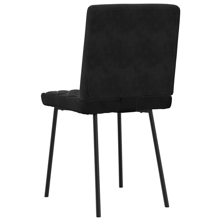 spisebordsstole 6 stk. velour sort