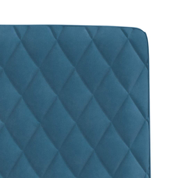 spisebordsstole 6 stk. velour blå
