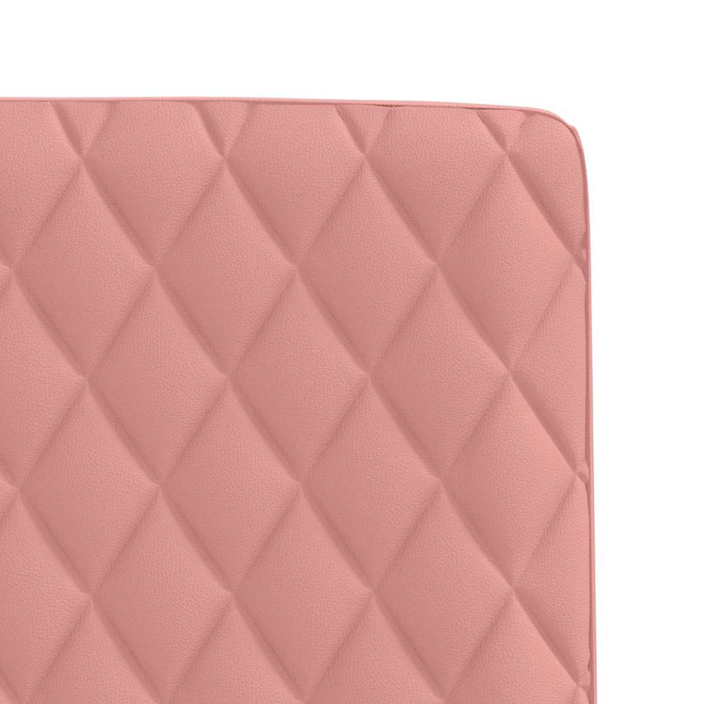 Spisebordsstole 6 stk Pink kunstlæder