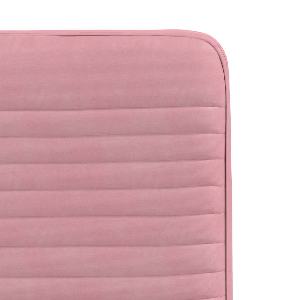 spisebordsstole 6 stk. velour lyserød