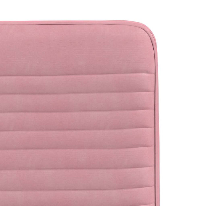 spisebordsstole 6 stk. velour lyserød