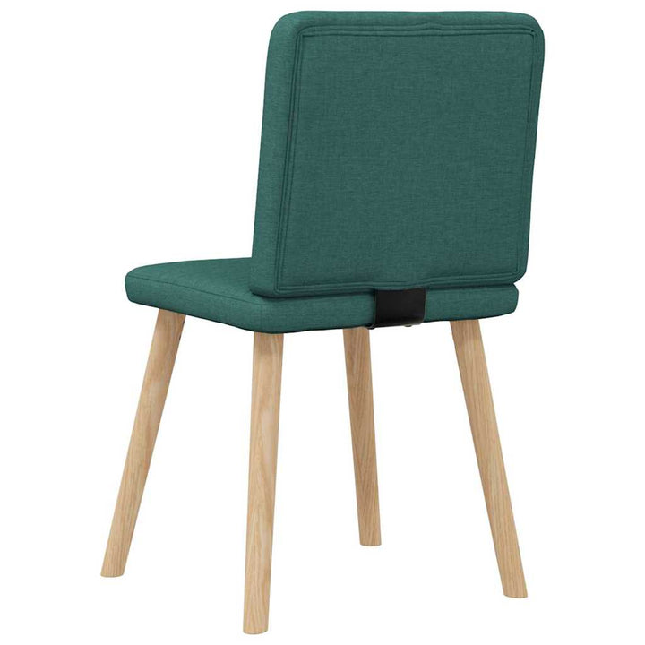 spisebordsstole 6 stk. stof mørkegrøn