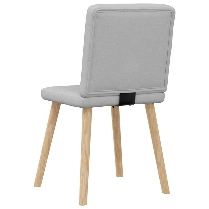 spisebordsstole 6 stk. stof sky grå