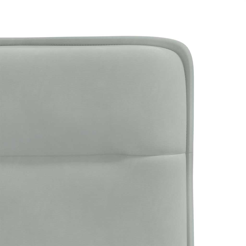 spisebordsstole 6 stk. velour lysegrå