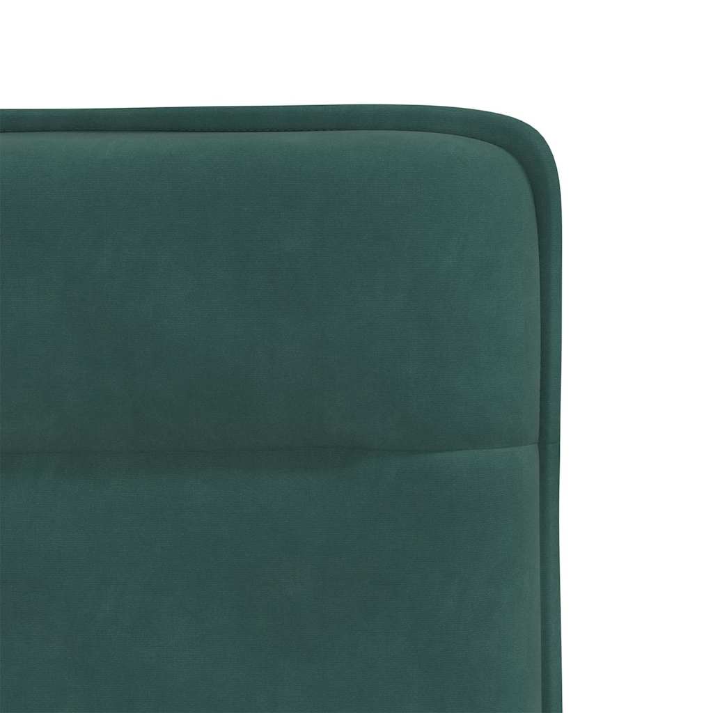 spisebordsstole 6 stk. velour mørkegrøn