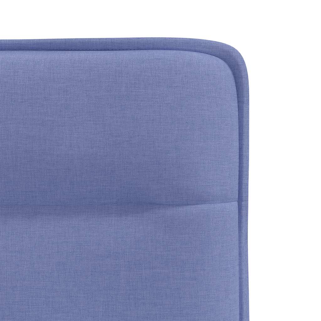 spisebordsstole 6 stk. Jeans blåt stof