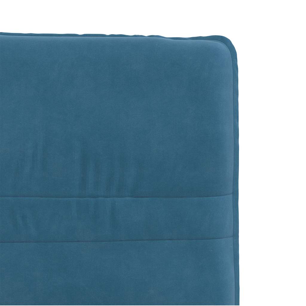 spisebordsstole 6 stk. velour blå