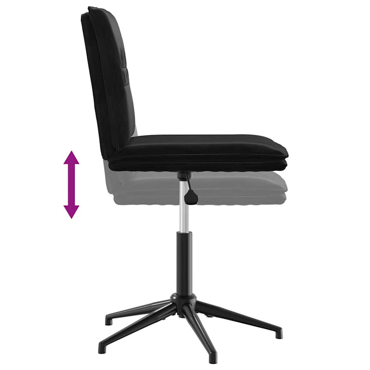 spisebordsstole 4 stk. velour sort
