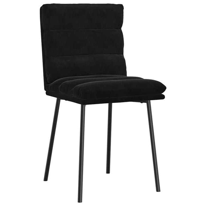 spisebordsstole 6 stk. velour sort