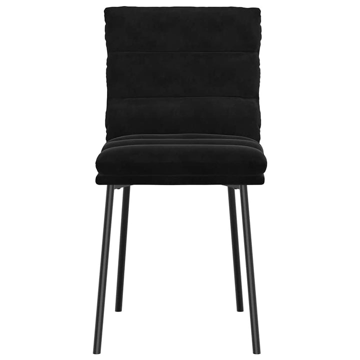 spisebordsstole 6 stk. velour sort