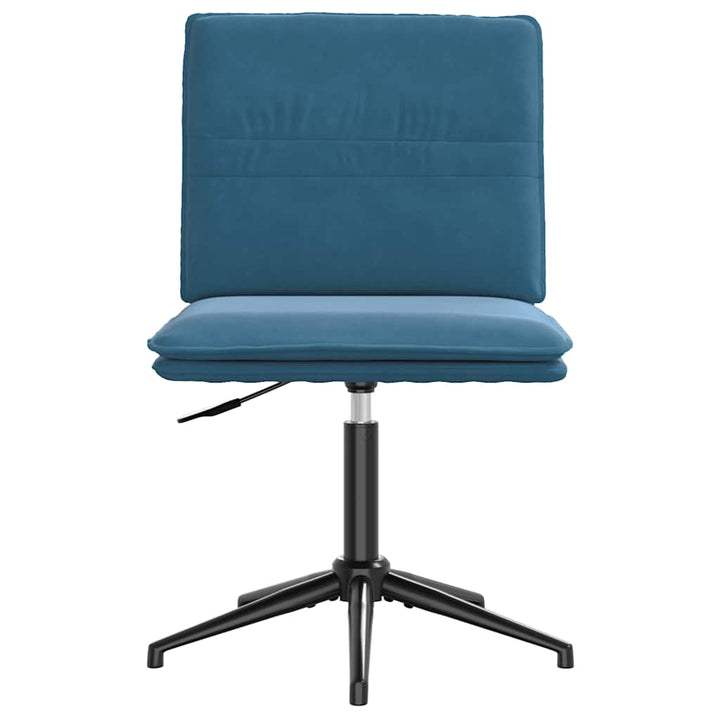 spisebordsstole 6 stk. velour blå