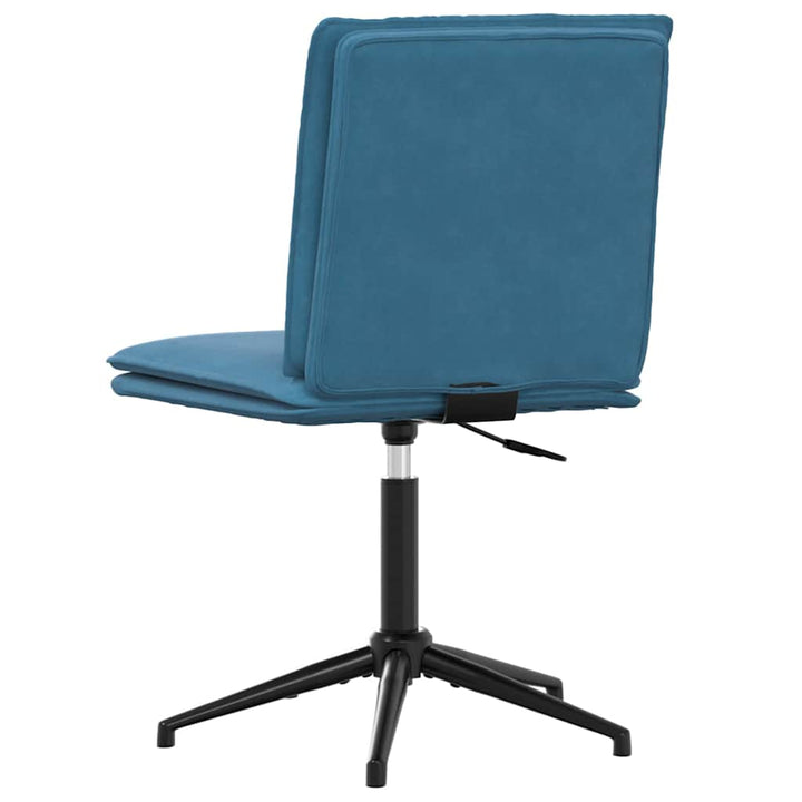 spisebordsstole 6 stk. velour blå