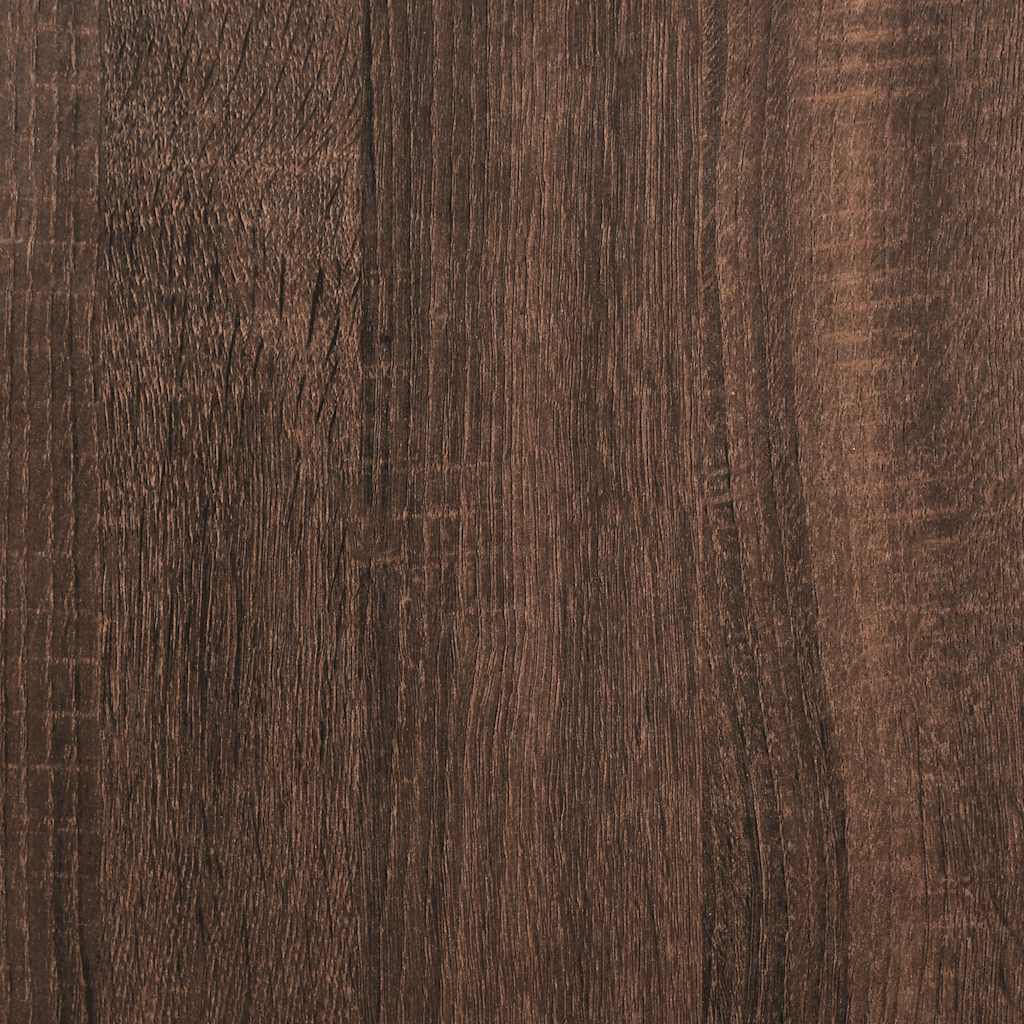 sengeborde 2 stk. med 2 skuffer brun eg 40x36,5x62 cm