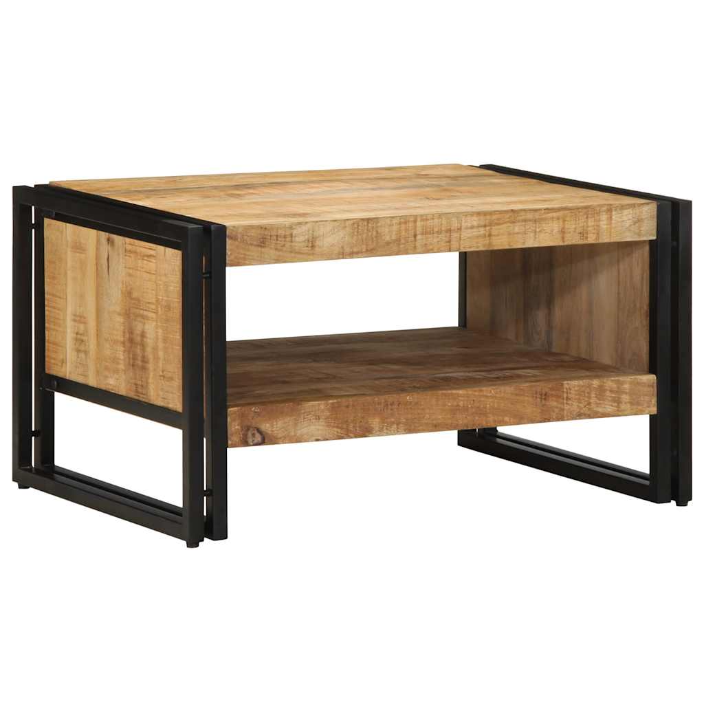 sofabord 70x50x38 cm massivt ru mangotræ