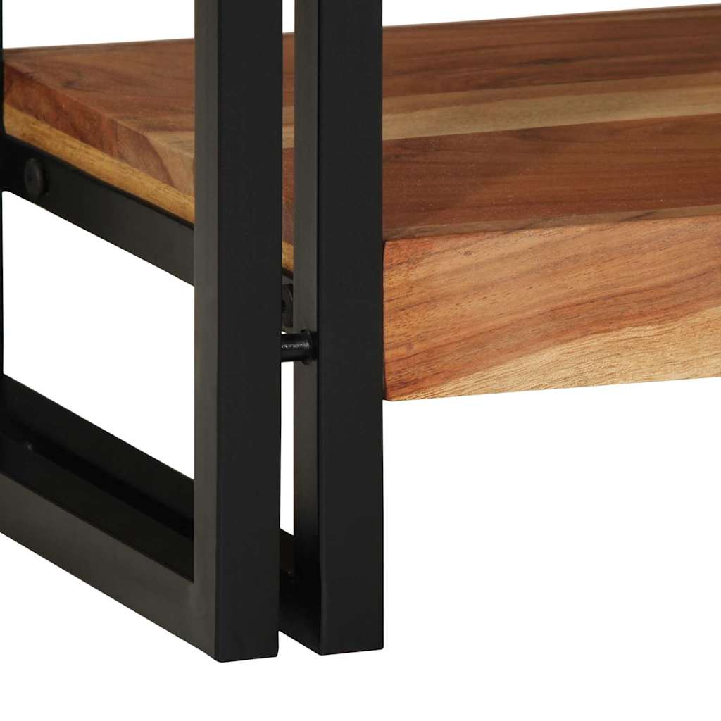 Konsolbord med skuffe Brun 120 x 33 x 75 cm Massivt akacietræ