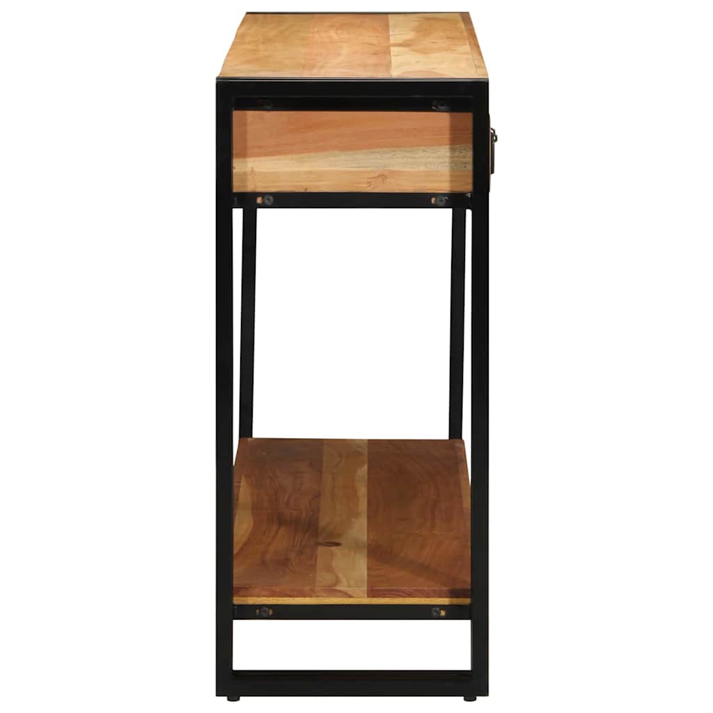 Konsolbord med skuffe Brun 120 x 33 x 75 cm Massivt akacietræ