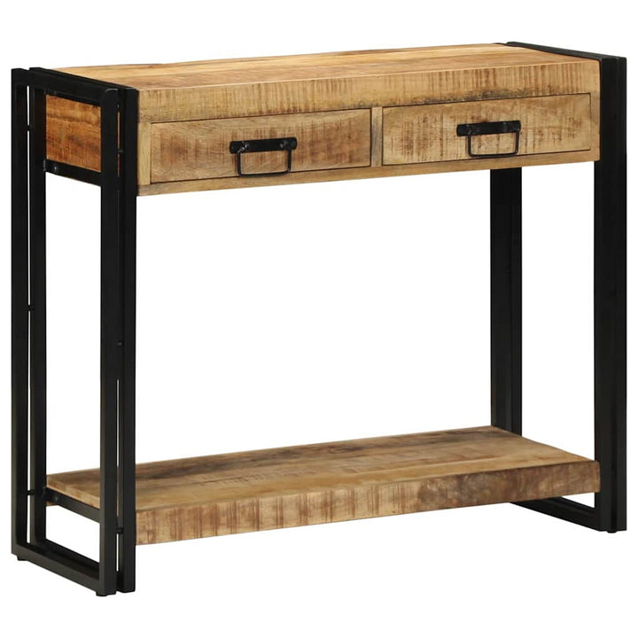 Konsolbord med skuffe Brun 90 x 33 x 75 cm Massivt mangotræ