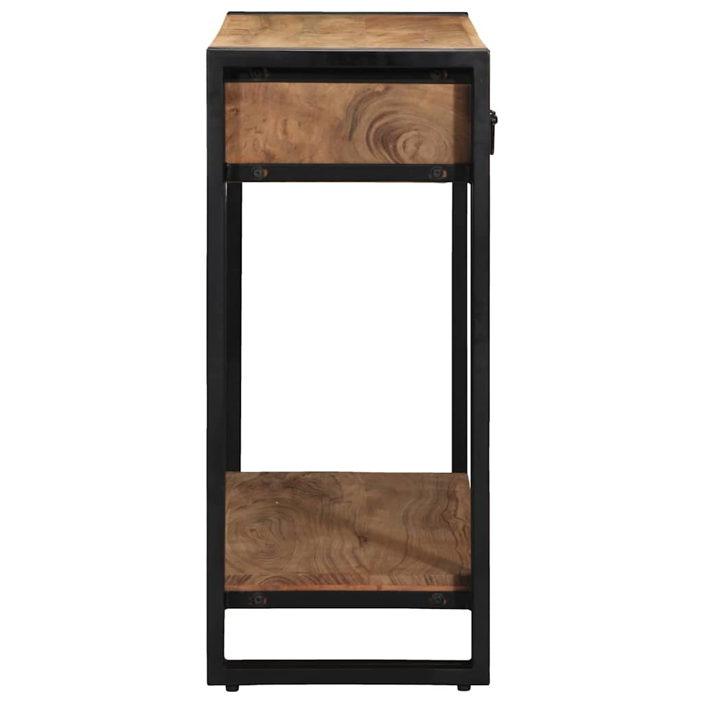 Konsolbord med skuffe Brun 90 x 33 x 75 cm Massivt akacietræ