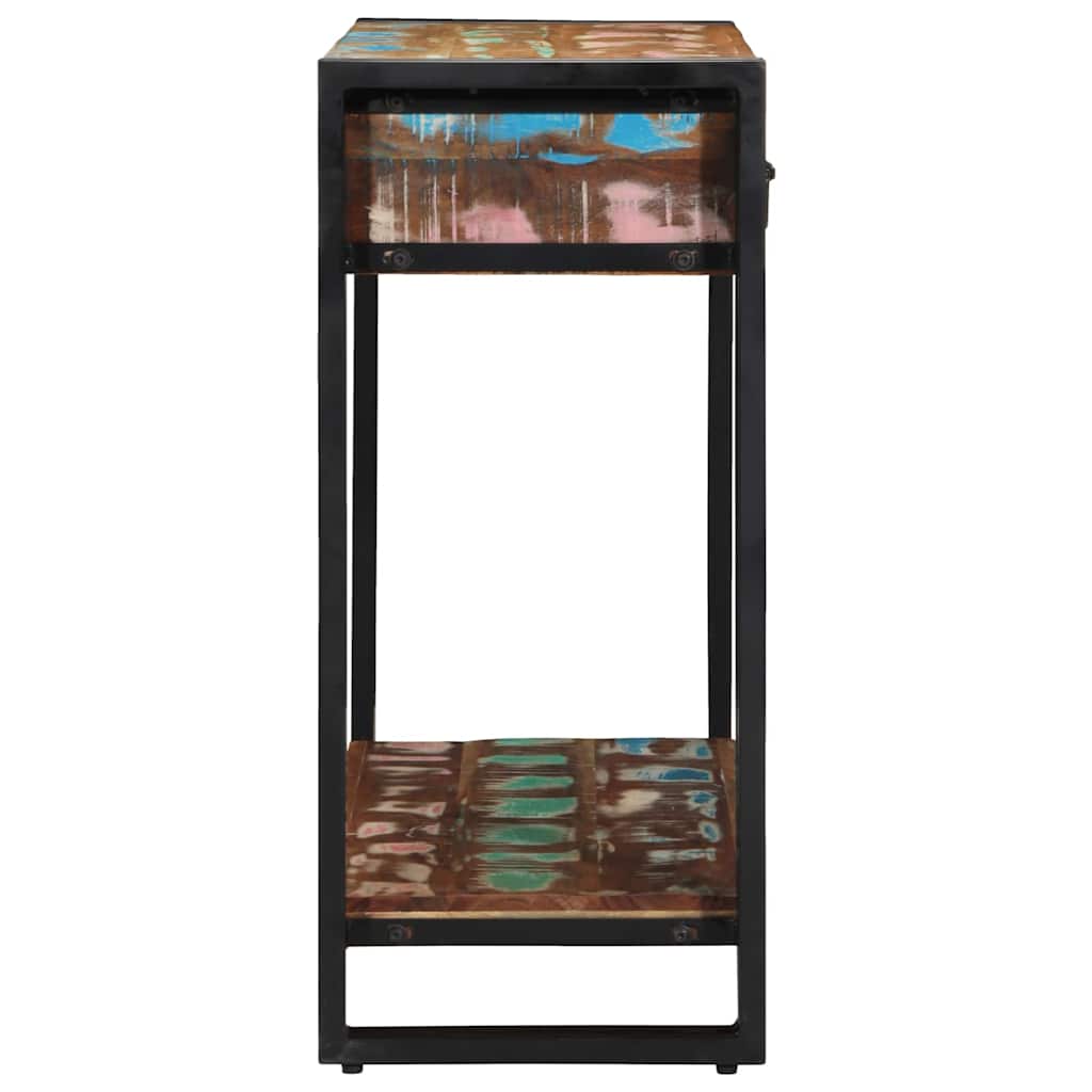 Konsolbord Flerfarvet 90 x 33 x 75 cm Massivt genanvendt træ