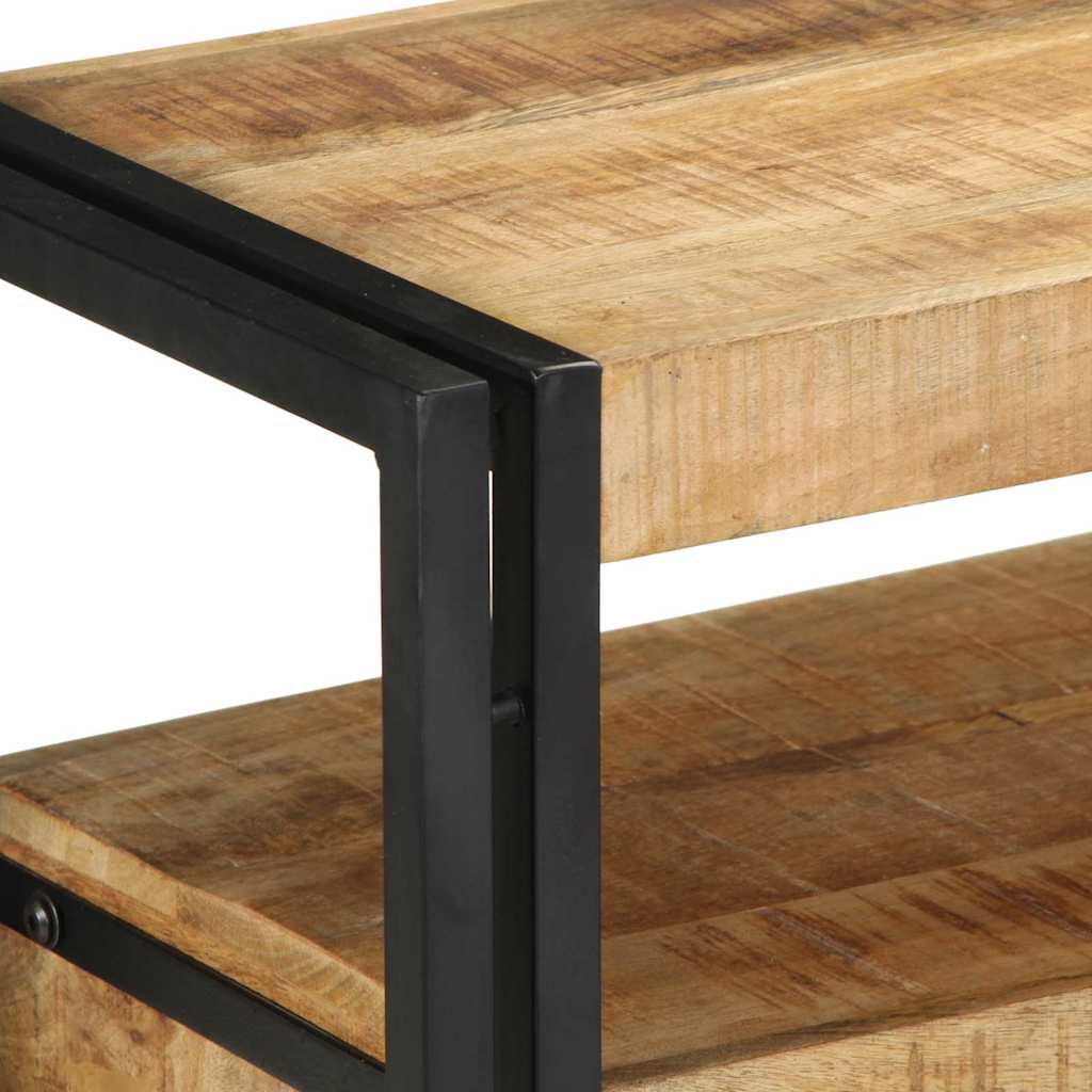 Konsolbord med skuffe Brun 120 x 33 x 75 cm Massivt mangotræ