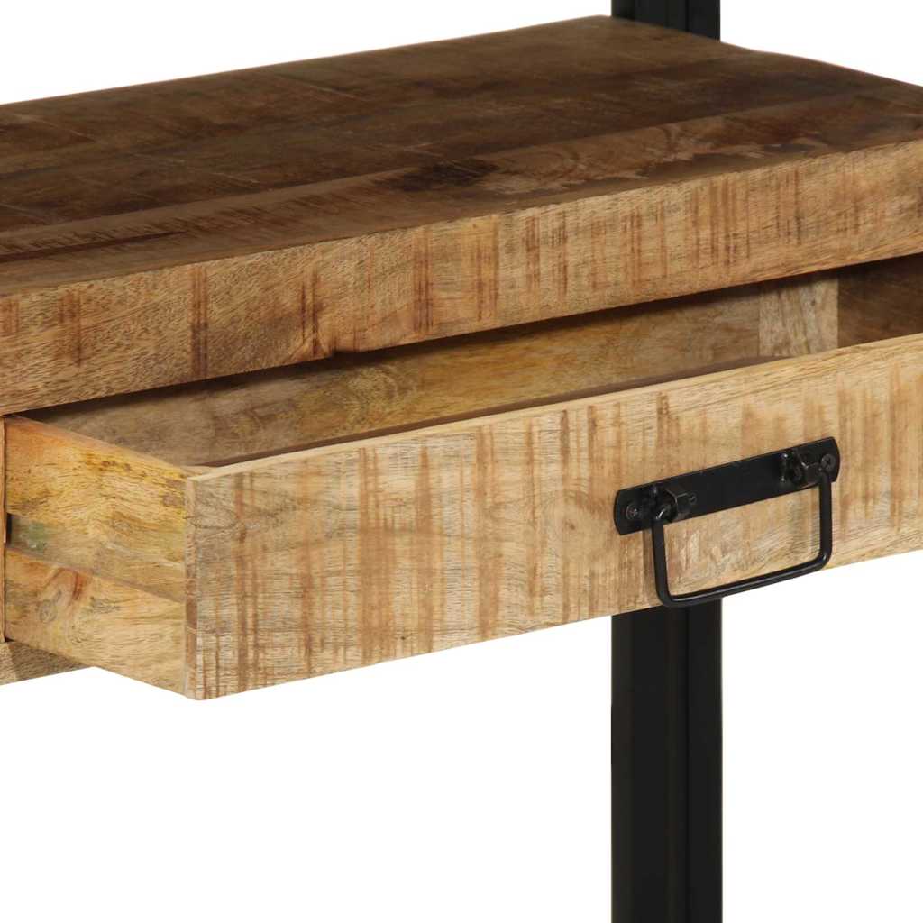 Konsolbord med skuffe Brun 120 x 33 x 75 cm Massivt mangotræ