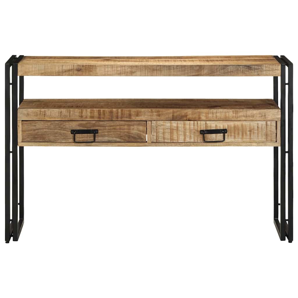 Konsolbord med skuffe Brun 120 x 33 x 75 cm Massivt mangotræ