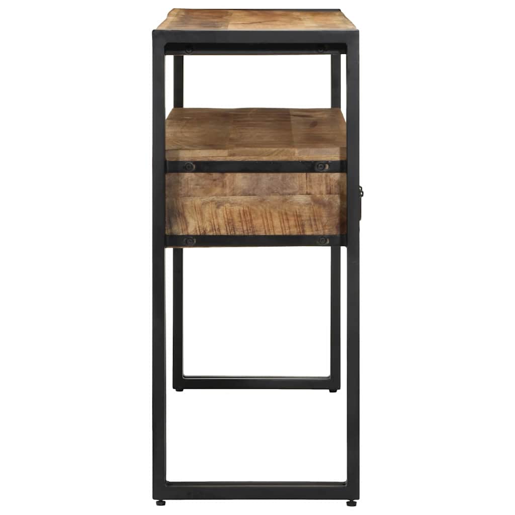 Konsolbord med skuffe Brun 120 x 33 x 75 cm Massivt mangotræ