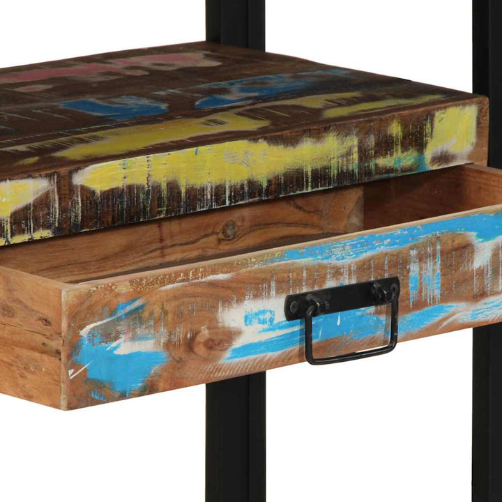 Konsolbord Flerfarvet 120 x 33 x 75 cm Massivt genanvendt træ