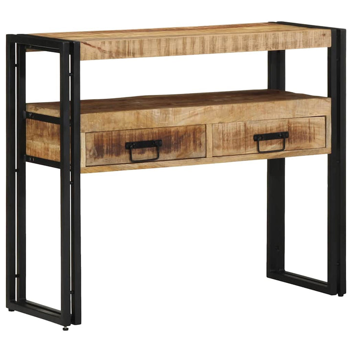 Konsolbord med skuffe Brun 90 x 33 x 75 cm Massivt mangotræ