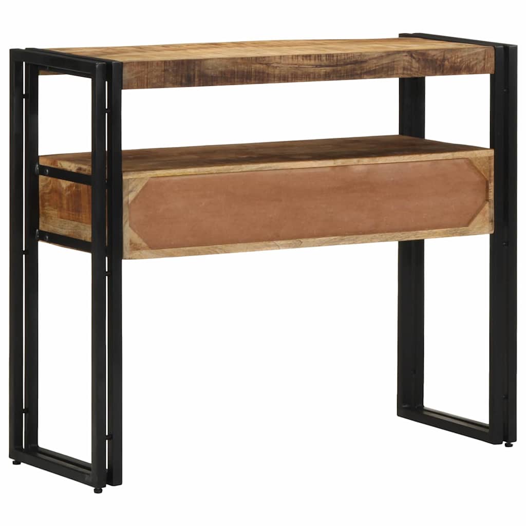 Konsolbord med skuffe Brun 90 x 33 x 75 cm Massivt mangotræ