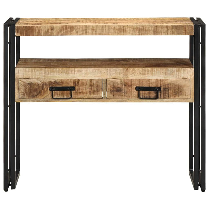 Konsolbord med skuffe Brun 90 x 33 x 75 cm Massivt mangotræ