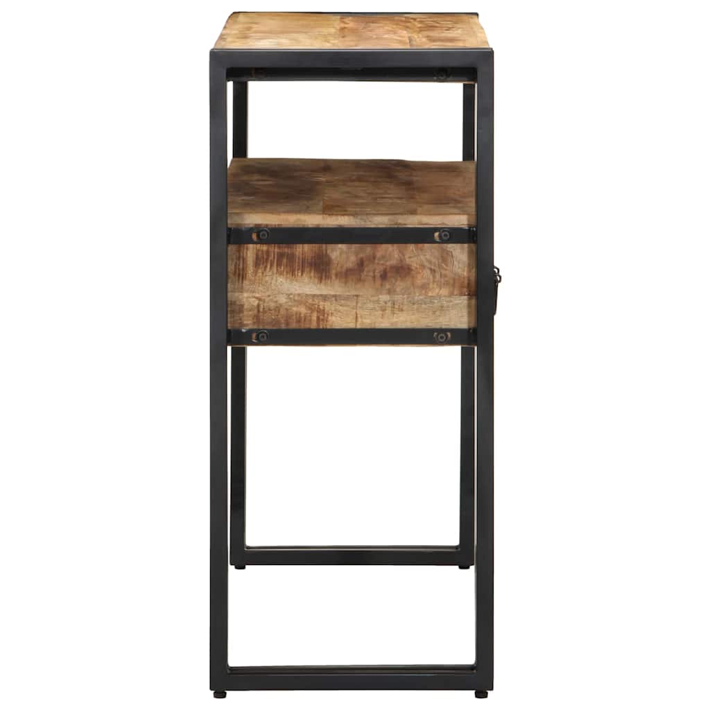 Konsolbord med skuffe Brun 90 x 33 x 75 cm Massivt mangotræ